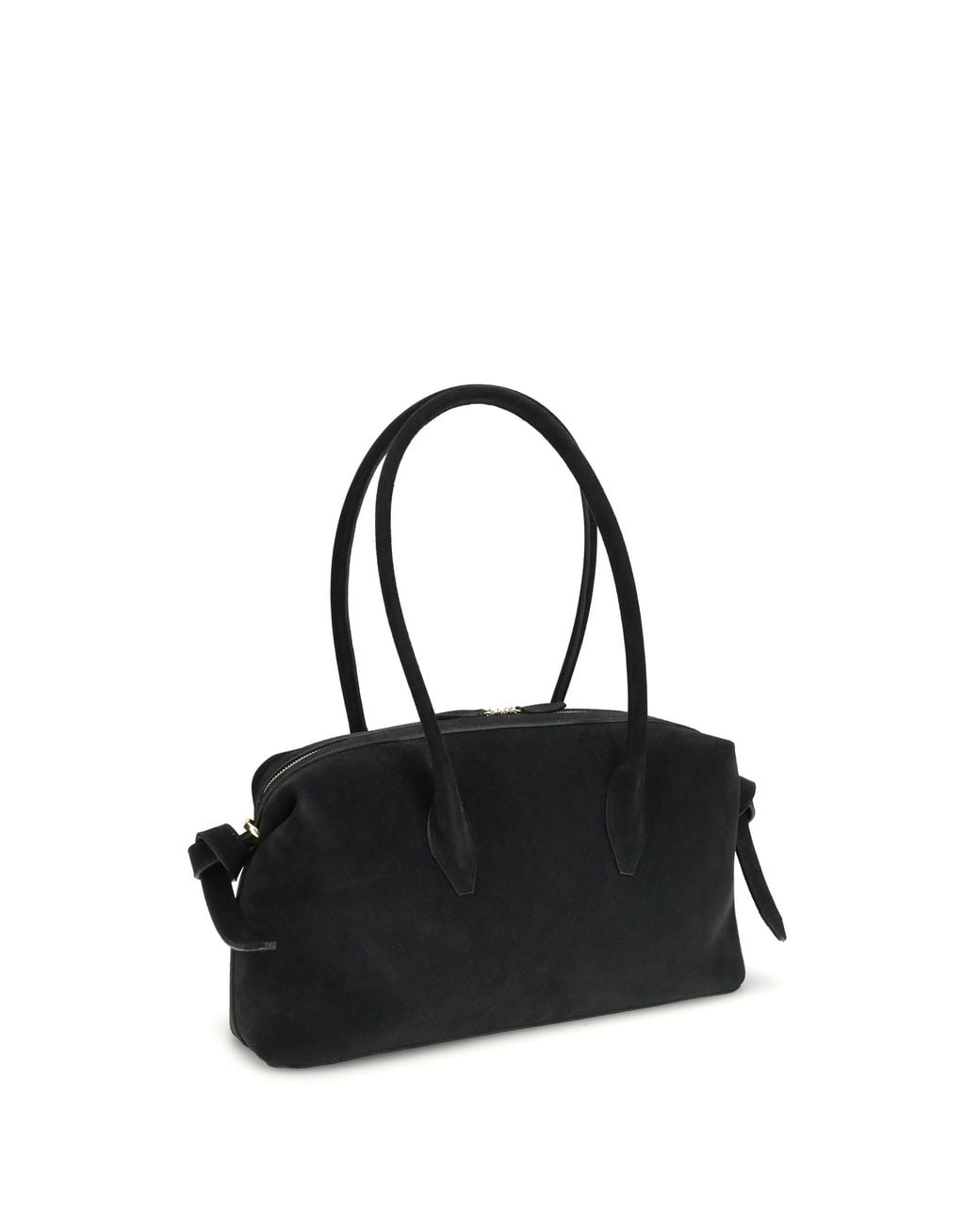 Yuzefi Black Shoulder Duffle Bag Brioche Calf Leather