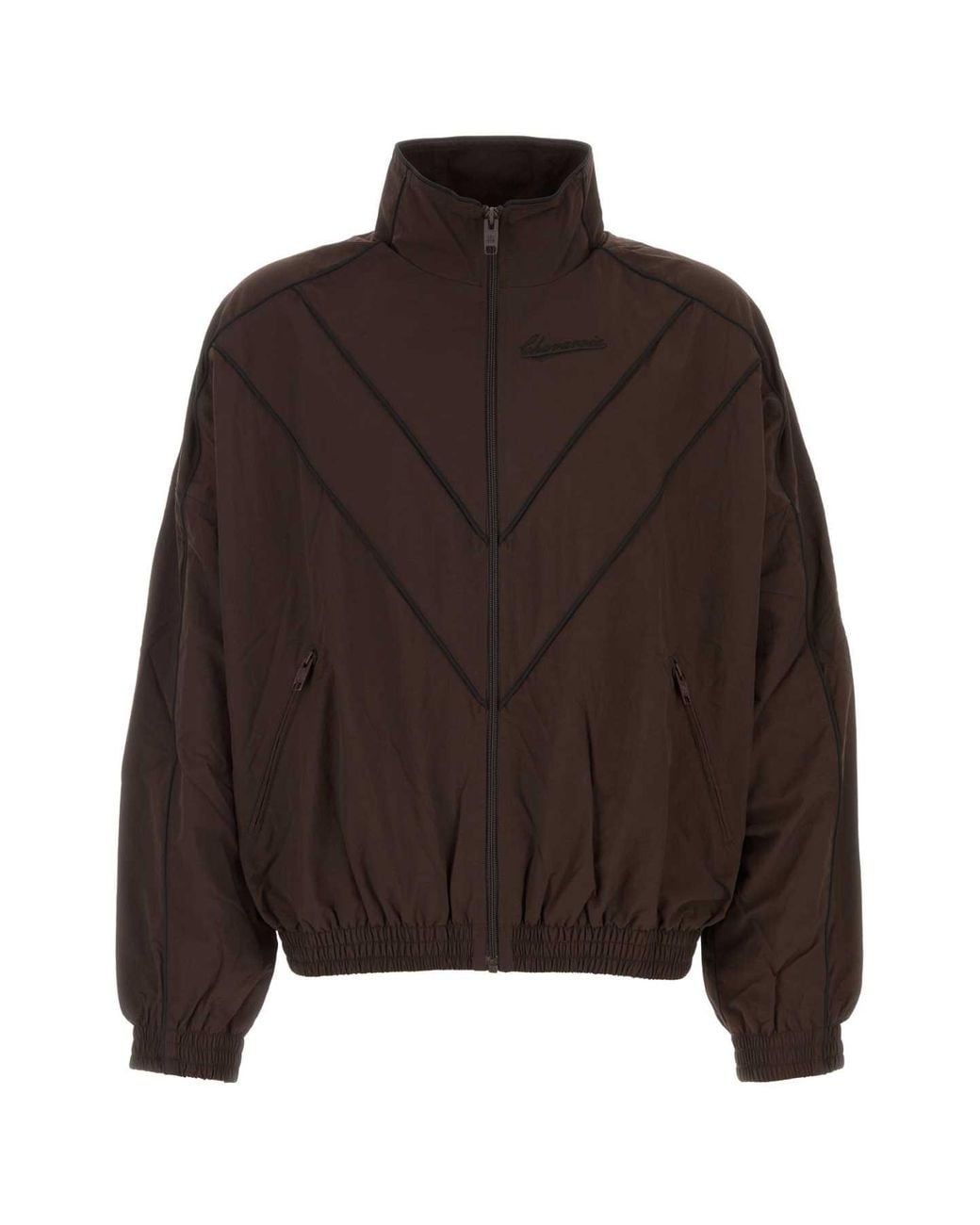 Willy Chavarria Brown Bad Boy Track Jacket for men