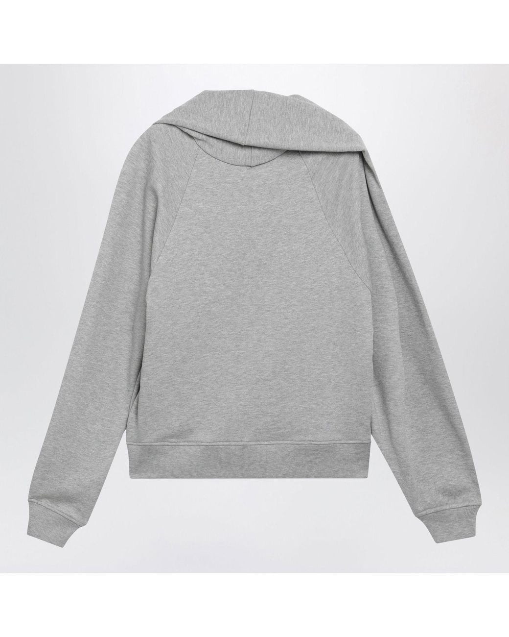 Dries Van Noten Gray Mélange Cotton Sweatshirt