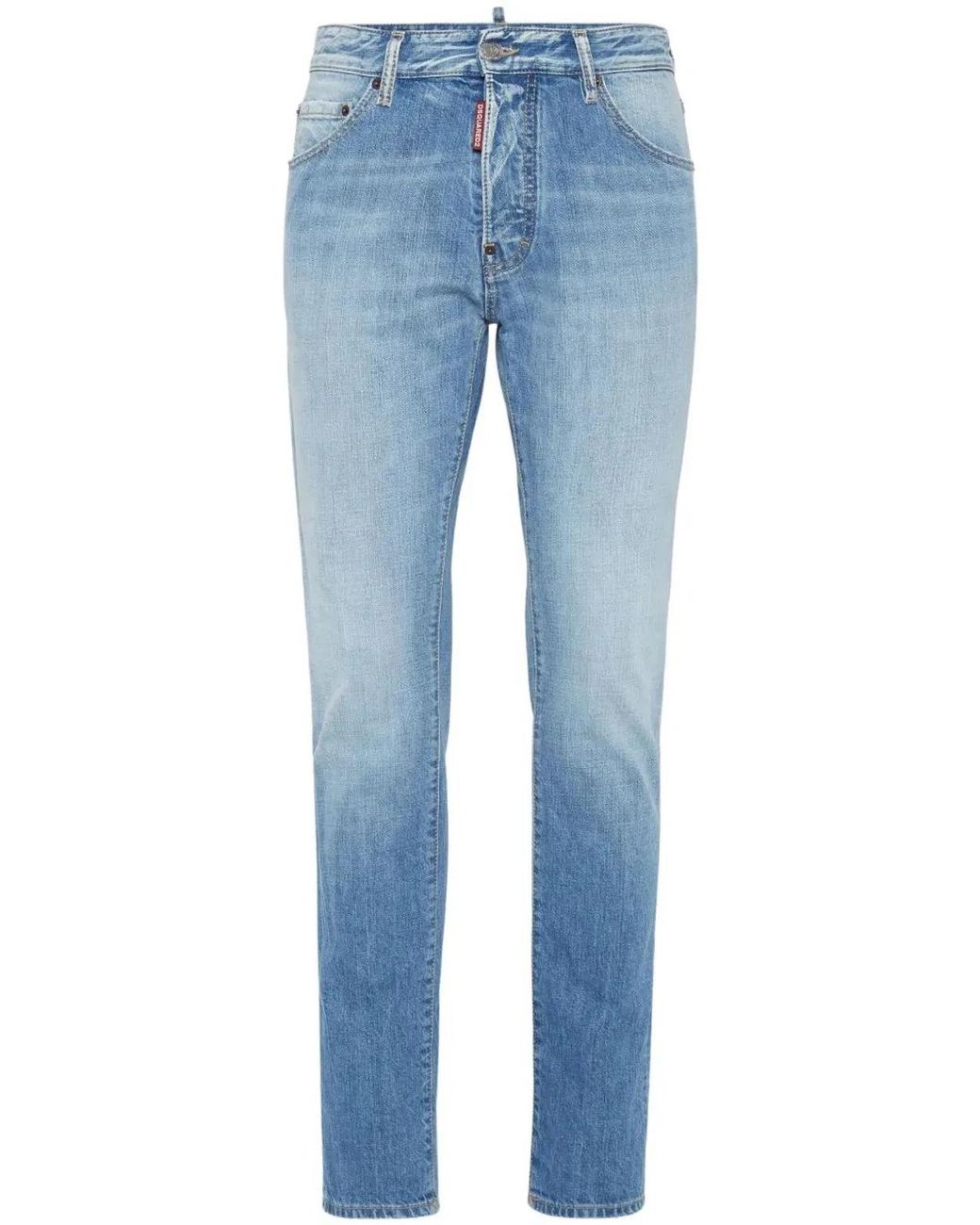 DSquared² Blue Pants 5 Pockets for men