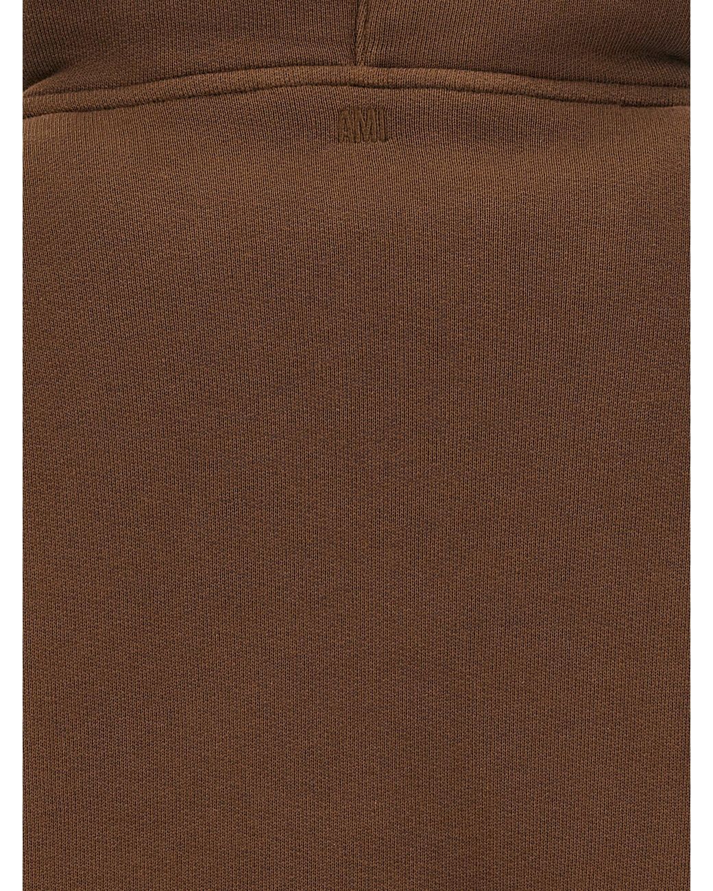 AMI Brown 'Ami De Cœur' Hoodie