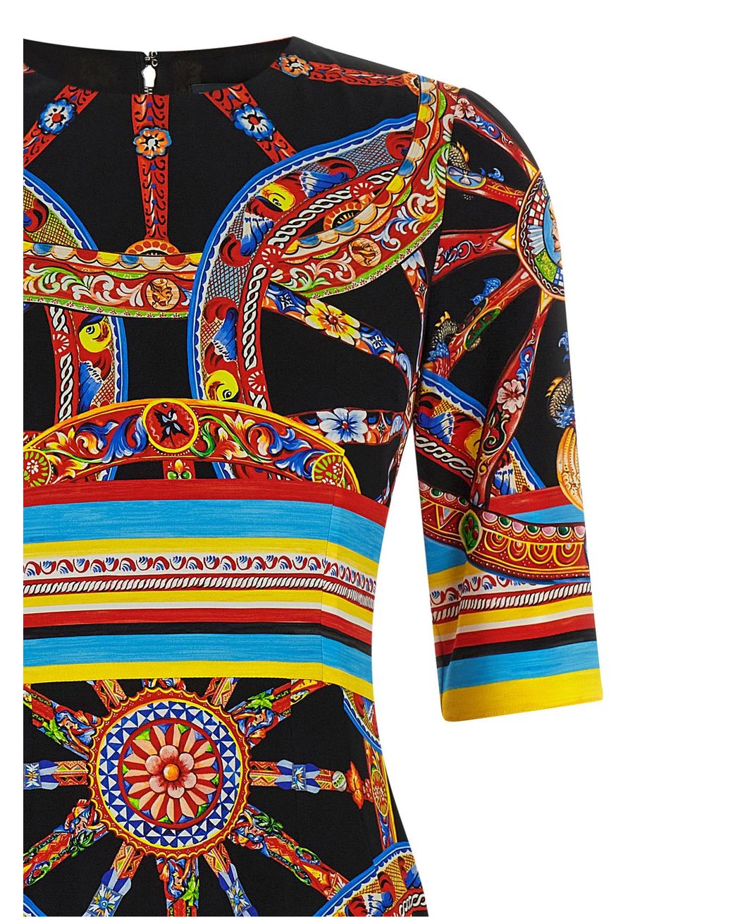 Dolce & Gabbana Black Dolce & Gabbana 'Carretto' Dress