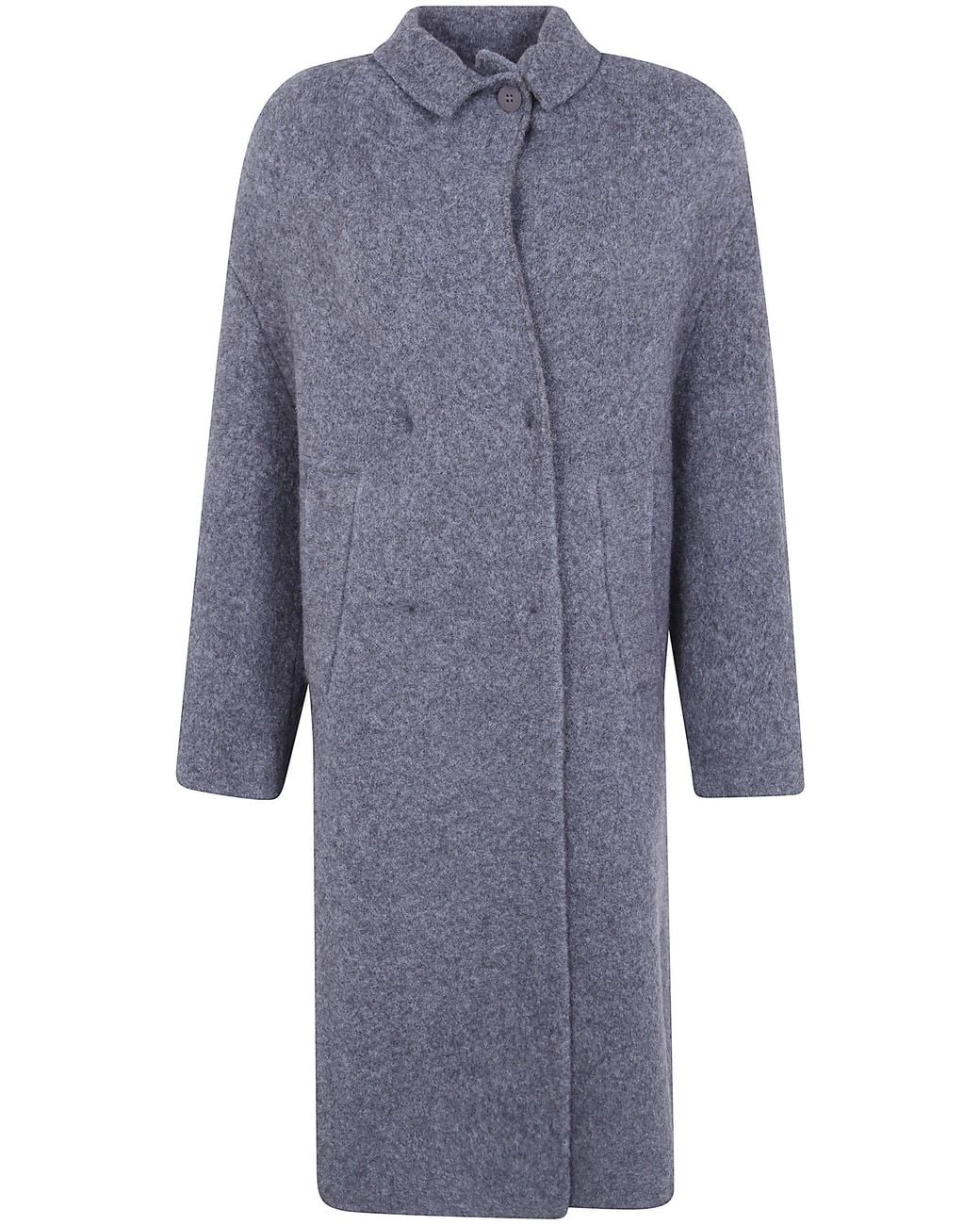 Boboutic Blue "Bob's Coat" Double Breasted Coat