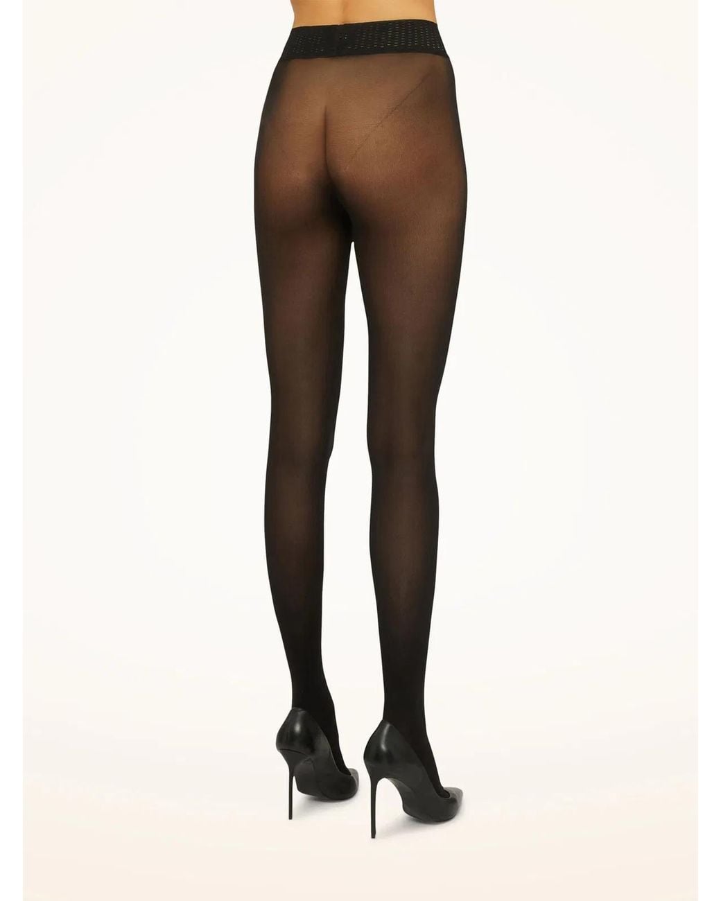 Wolford Black Collant Fatal 50