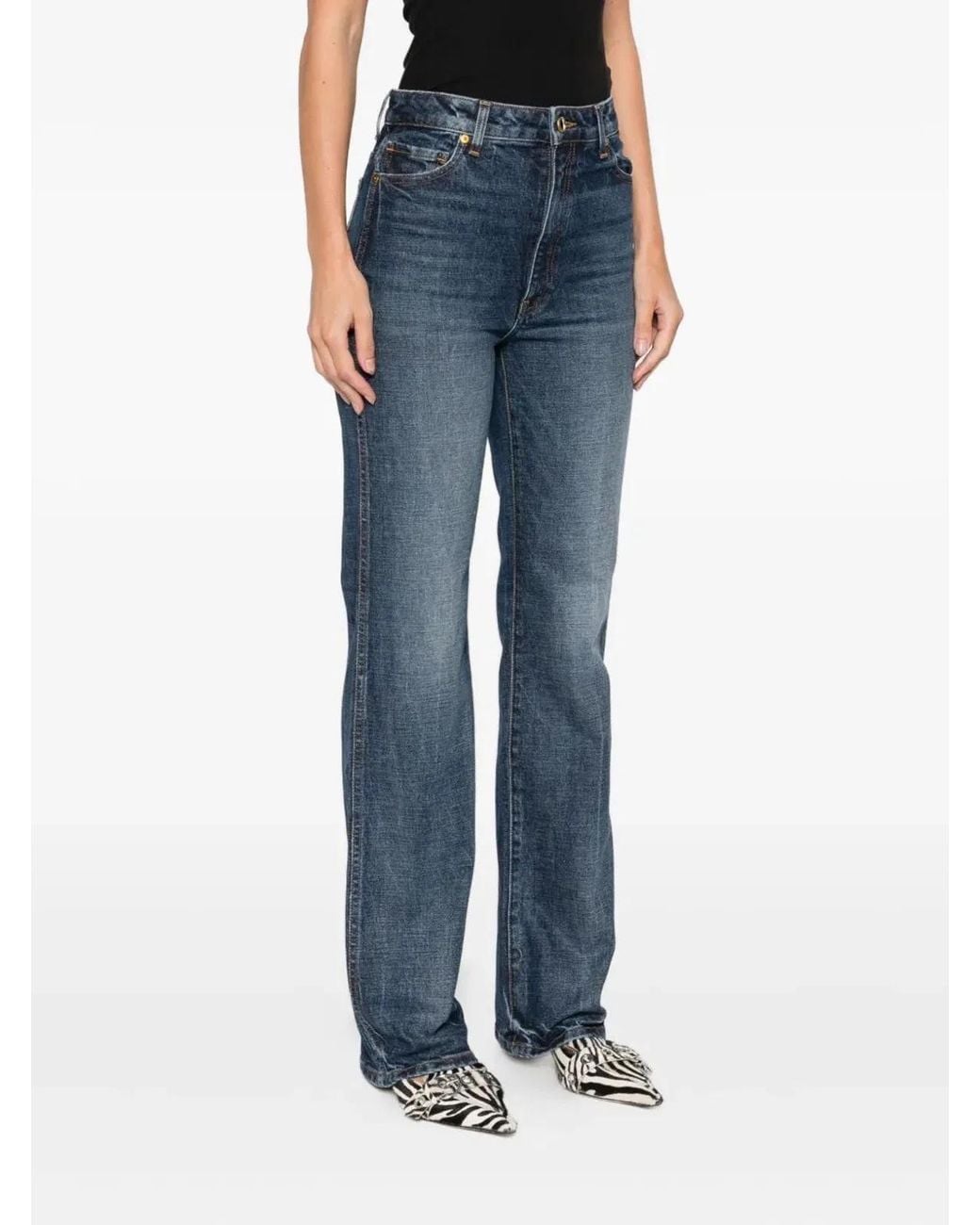 Khaite Blue "Danielle" Jeans