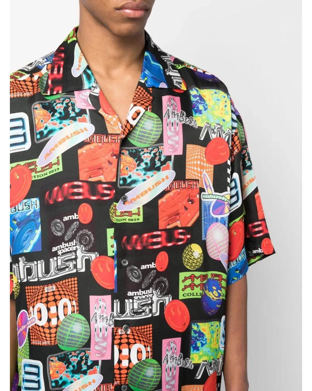 Ambush Multicolor Bowling Shirt Allover for men