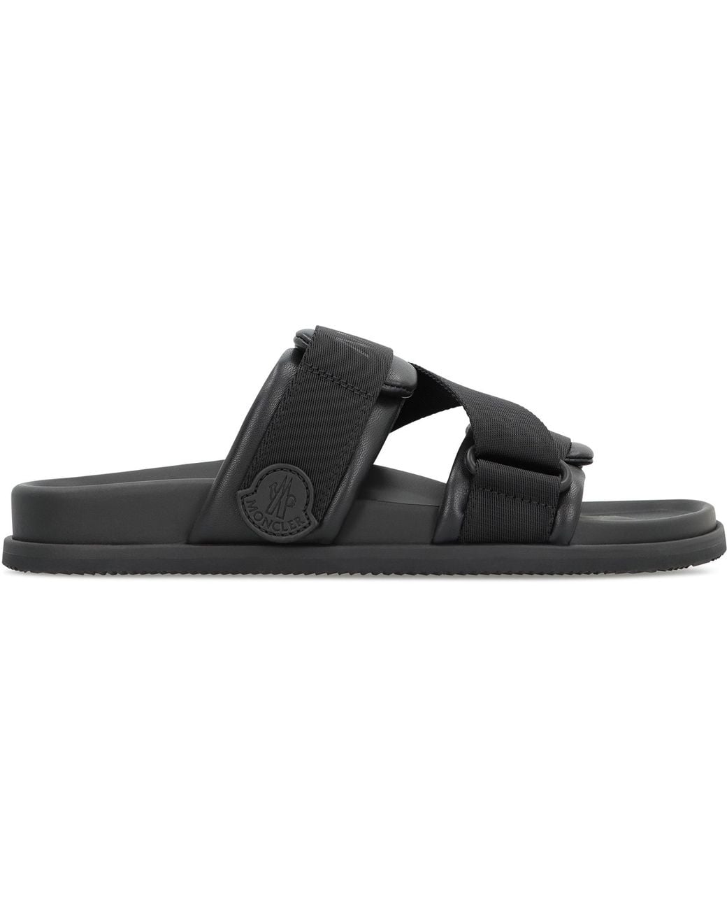 Moncler Black Mon Summer Slides