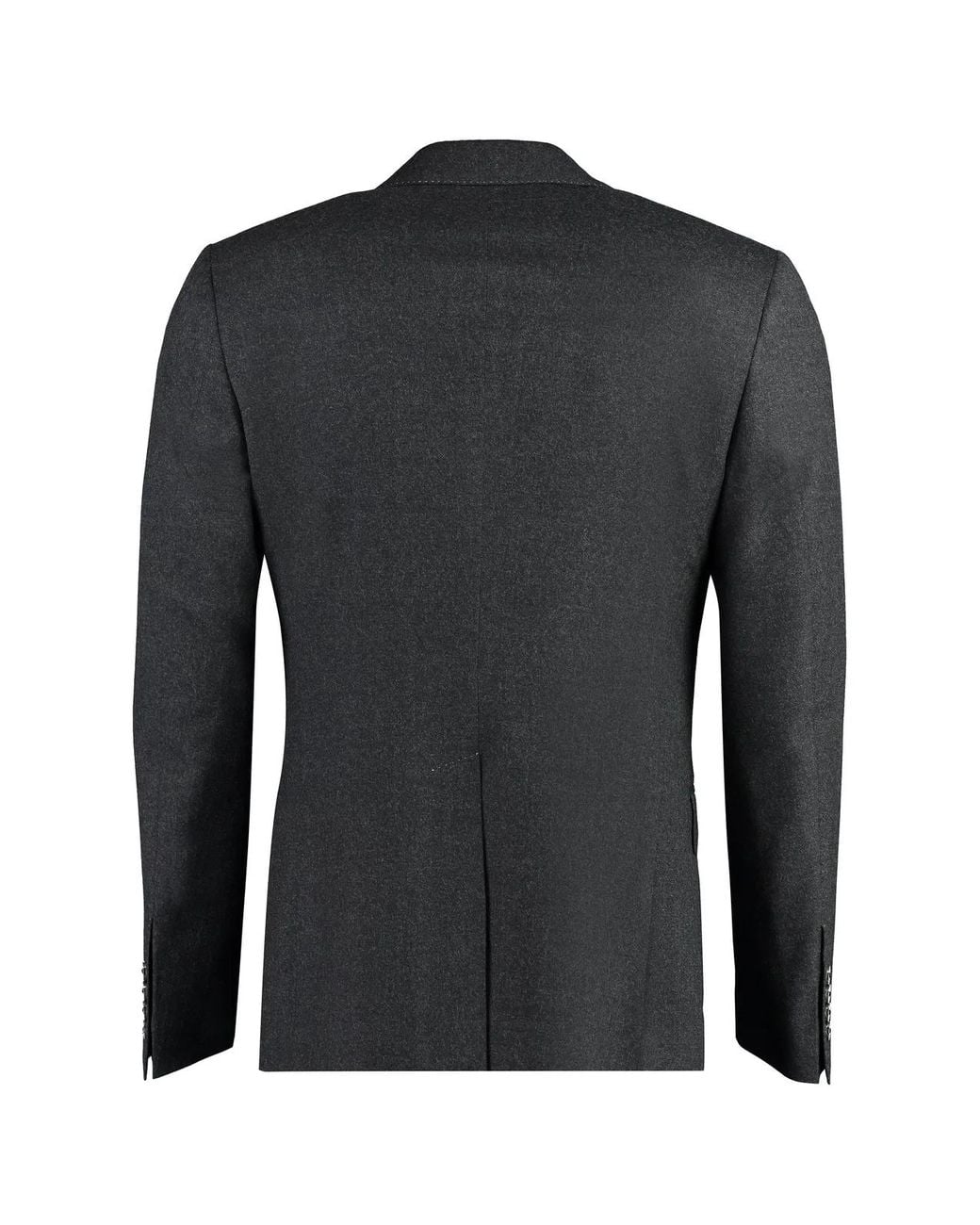 Dolce & Gabbana Black Dolce & Gabbana Double-Breasted Wool Blazer for men