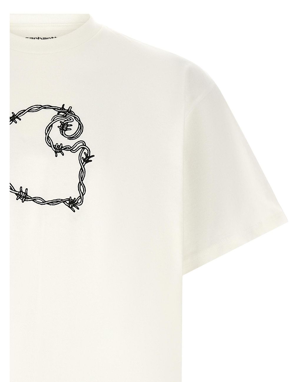 Carhartt White 'Barbwire C' T-Shirt for men