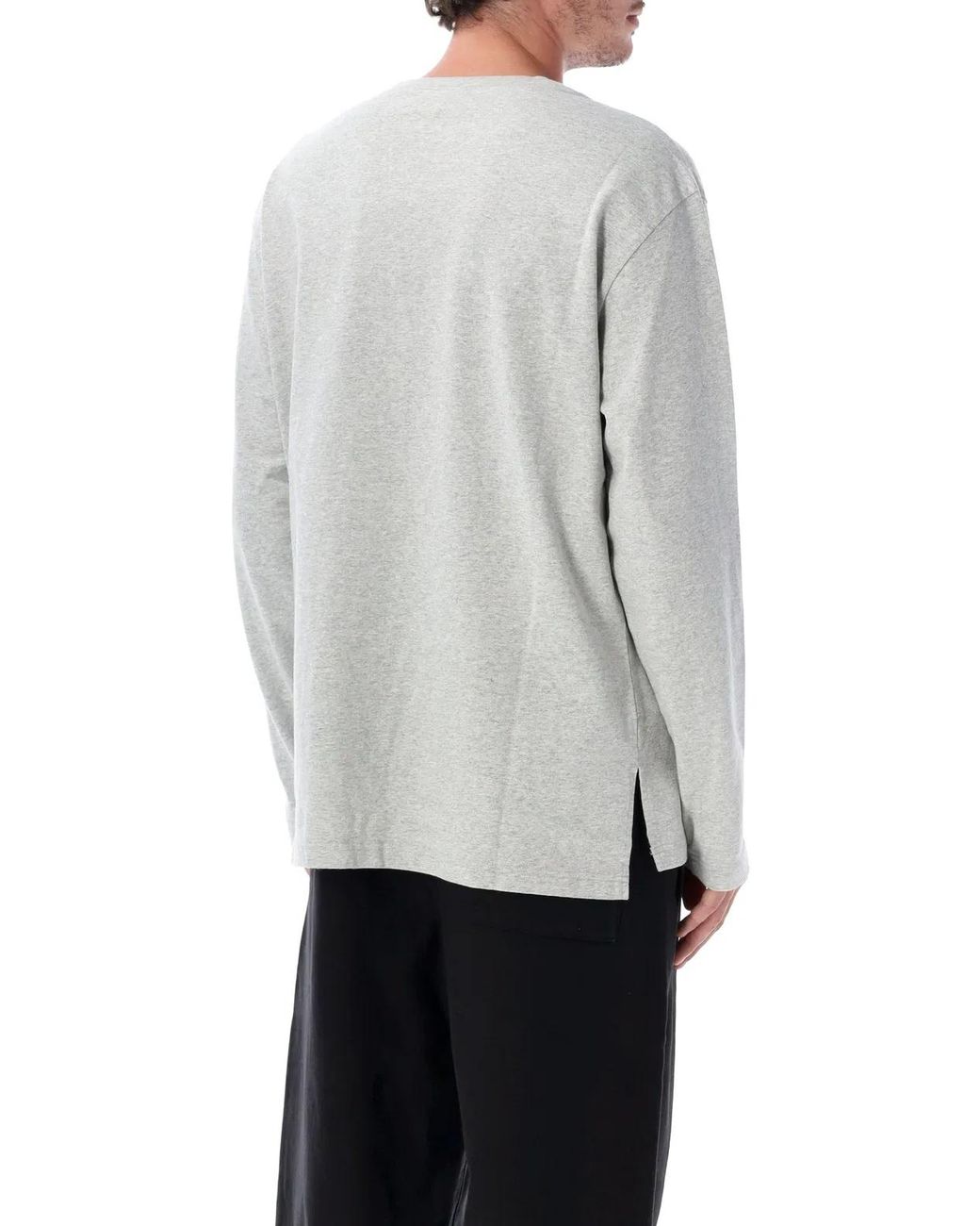 Champion Gray Long Sleeve T-Shirt for men