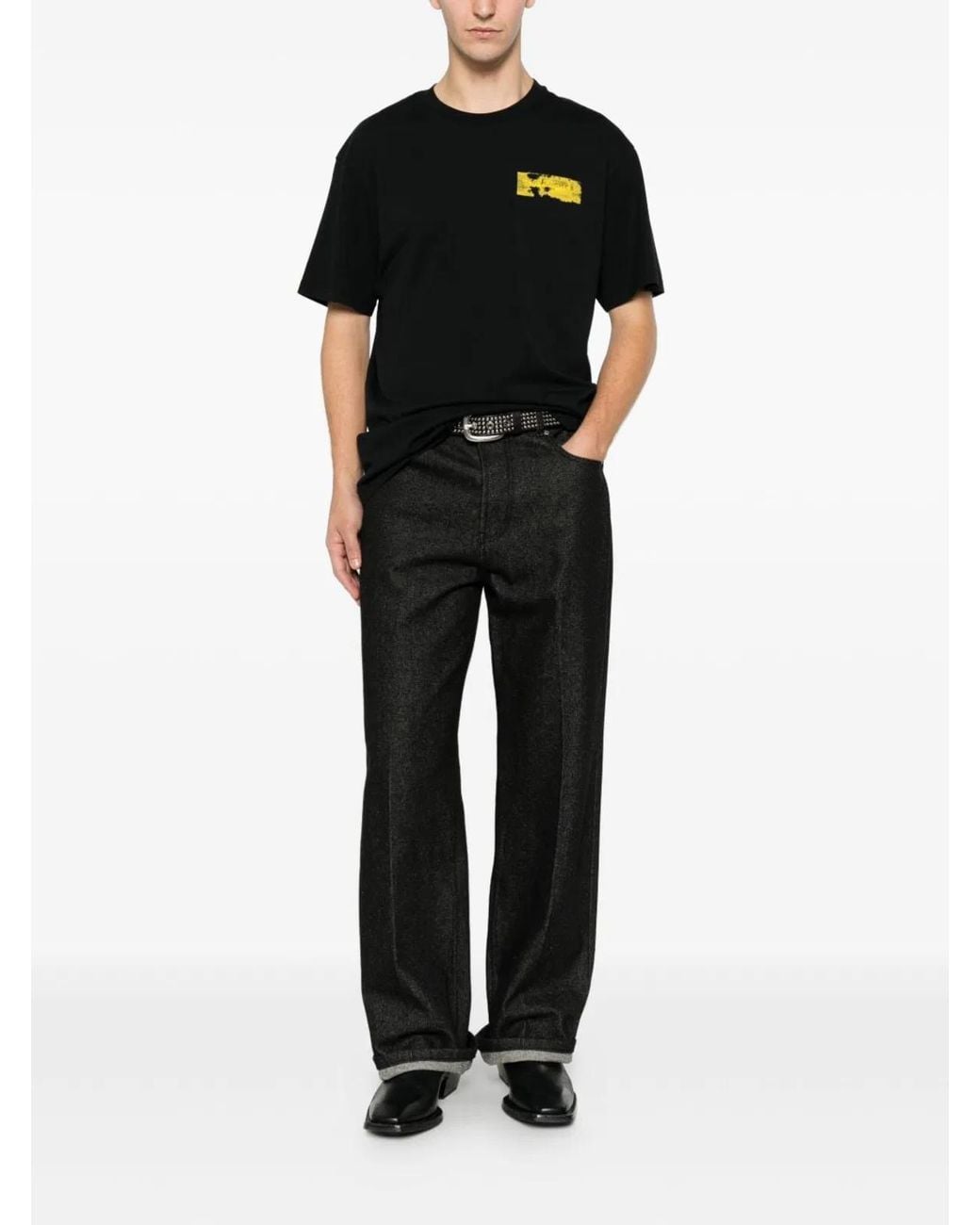 Givenchy Black Cotton T-Shirt for men