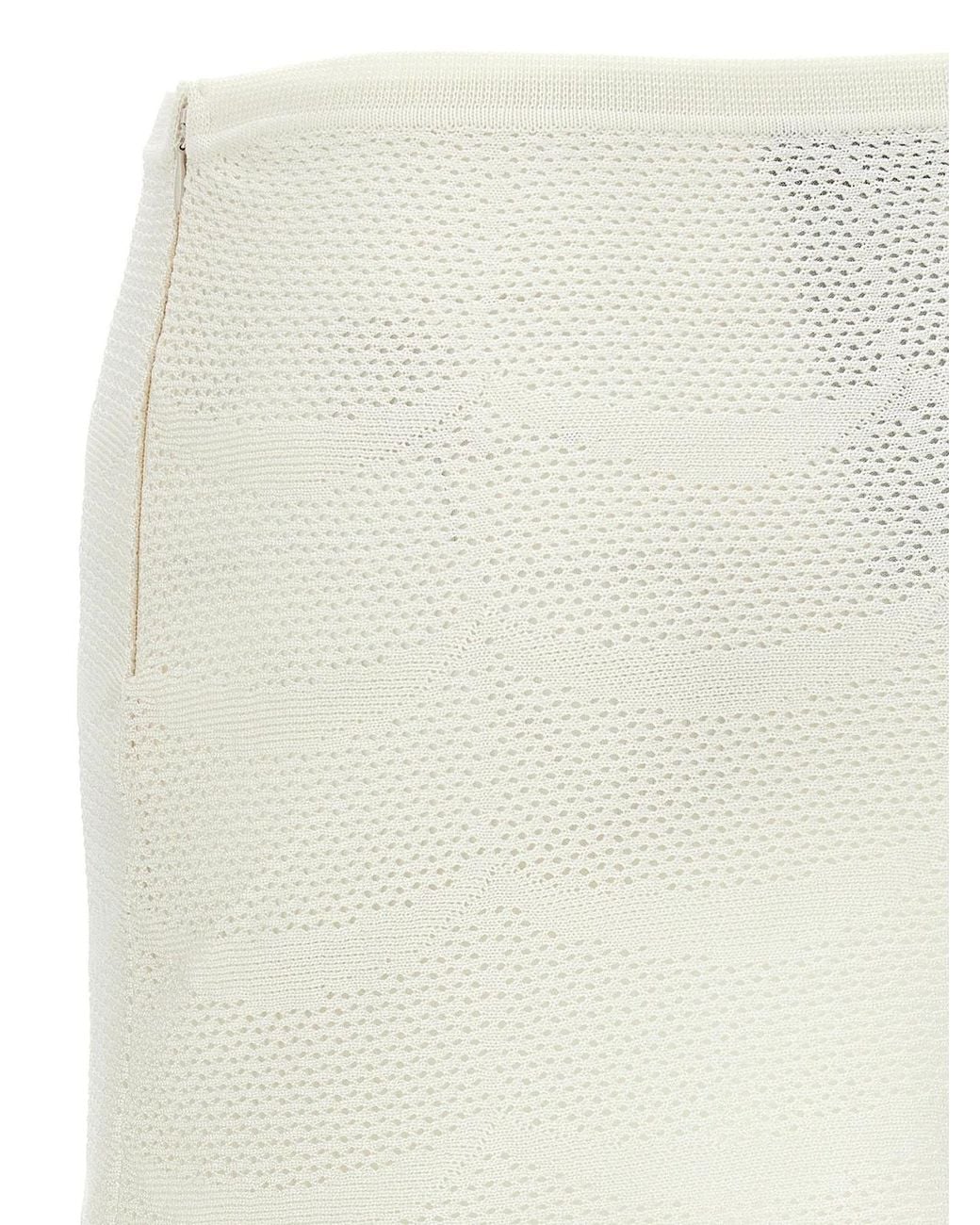 Tom Ford Natural Crochet Mini Skirt