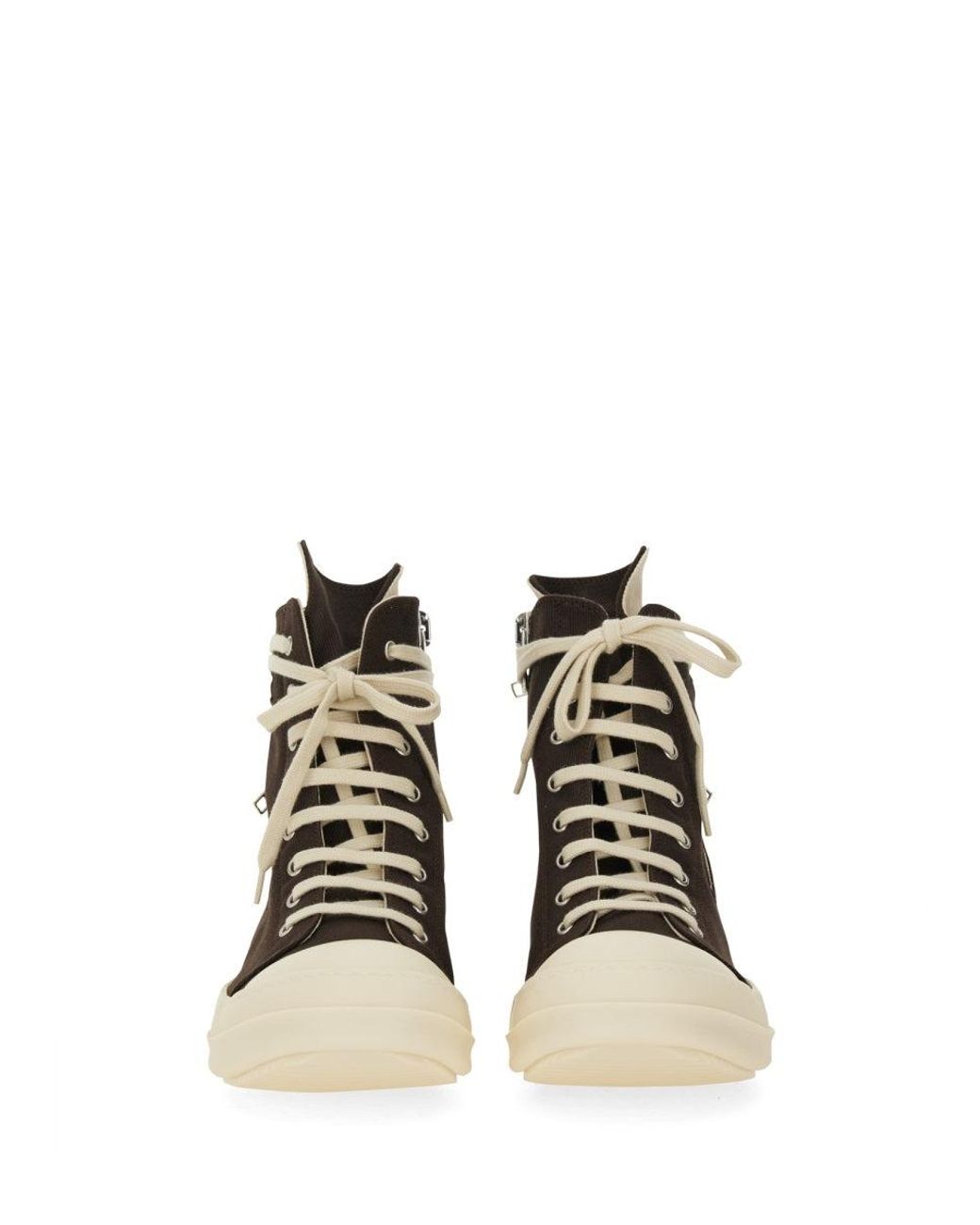 Rick Owens Black Cargo Sneaks for men