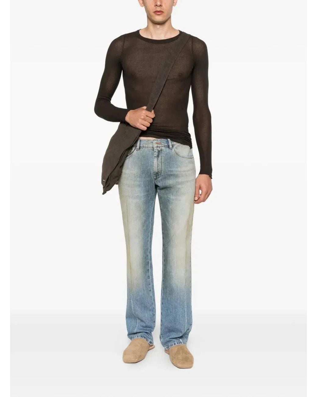 MM6 by Maison Margiela Blue 5 Pockets Jeans for men
