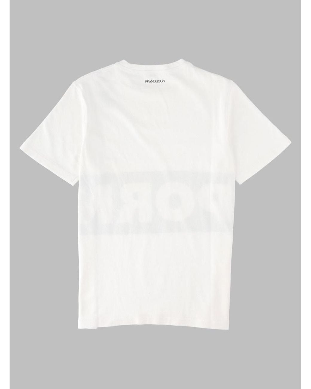 J.W. Anderson Gray Graphic Cotton T-Shirt