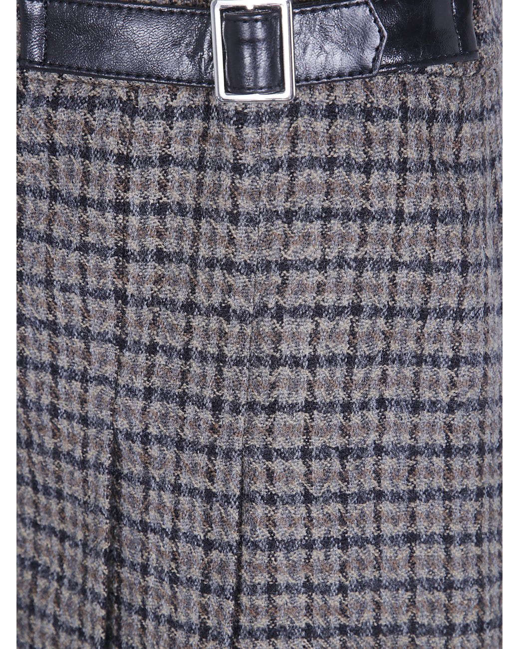 Seventy Blue Quadro Skirt