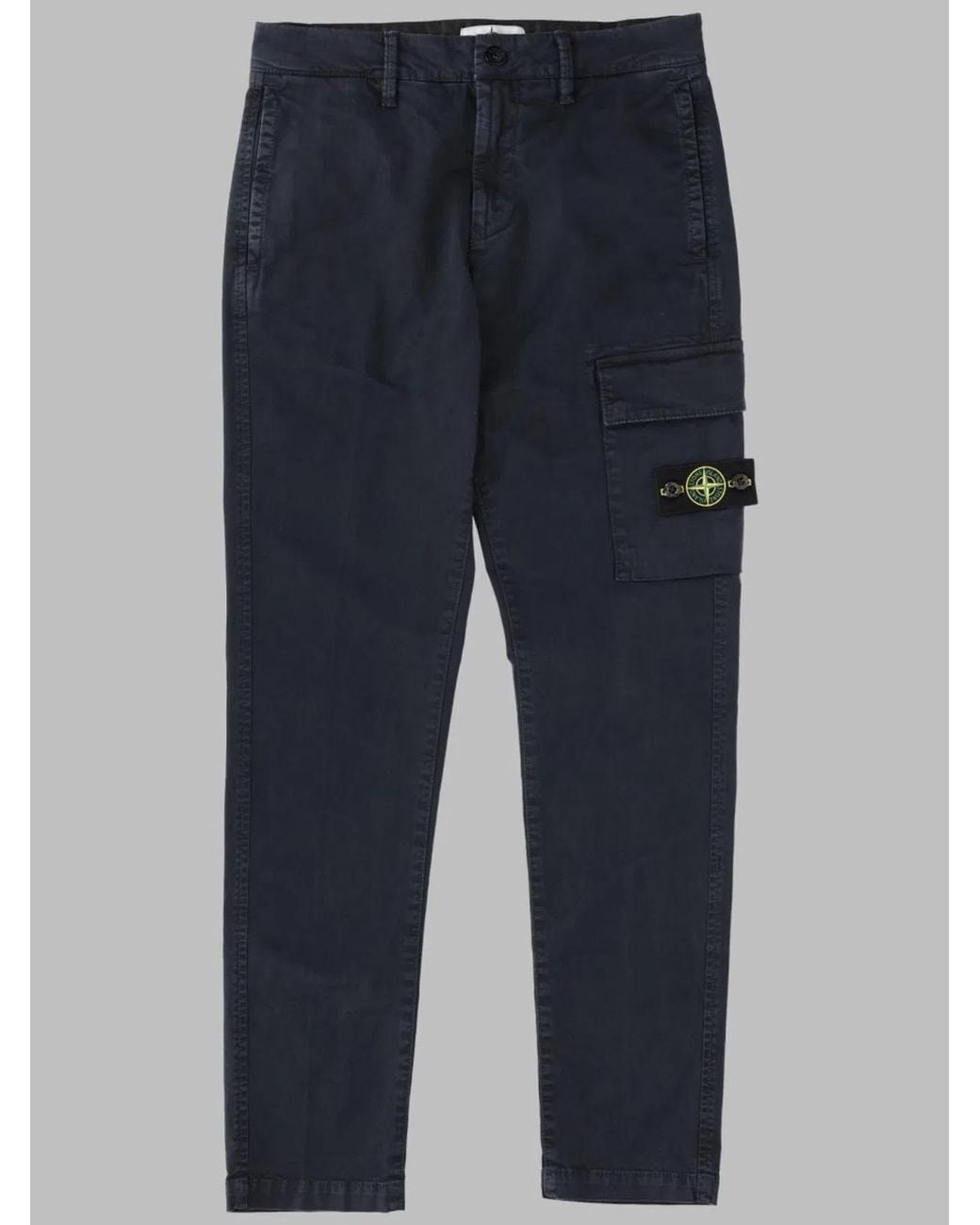 Stone Island Blue Kids Slim Trousers