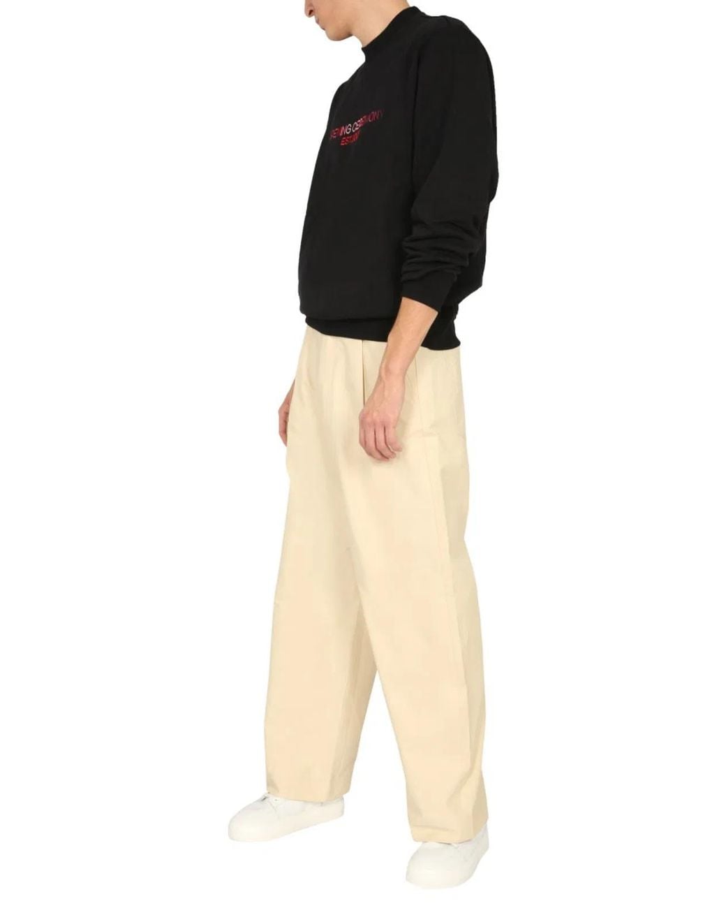 Opening Ceremony Black Crew Neck Sweatshirt for men