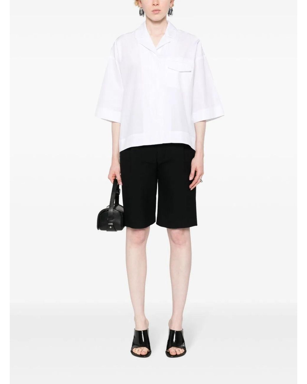 Max Mara White Cotton Shirt