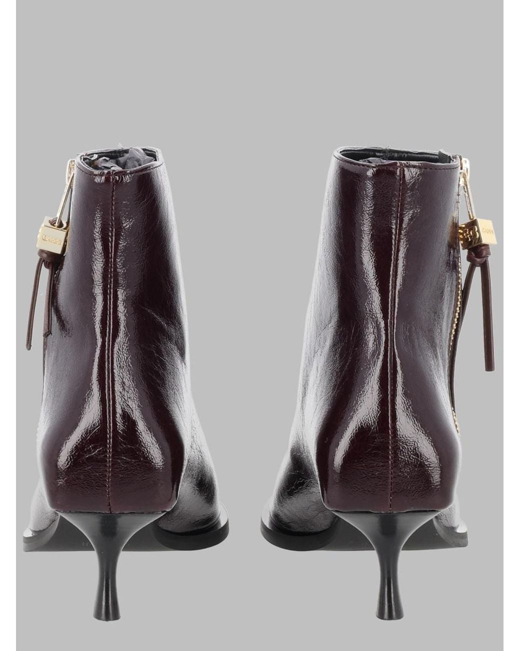 Ganni Gray Bio-Based Polyurethane Boots
