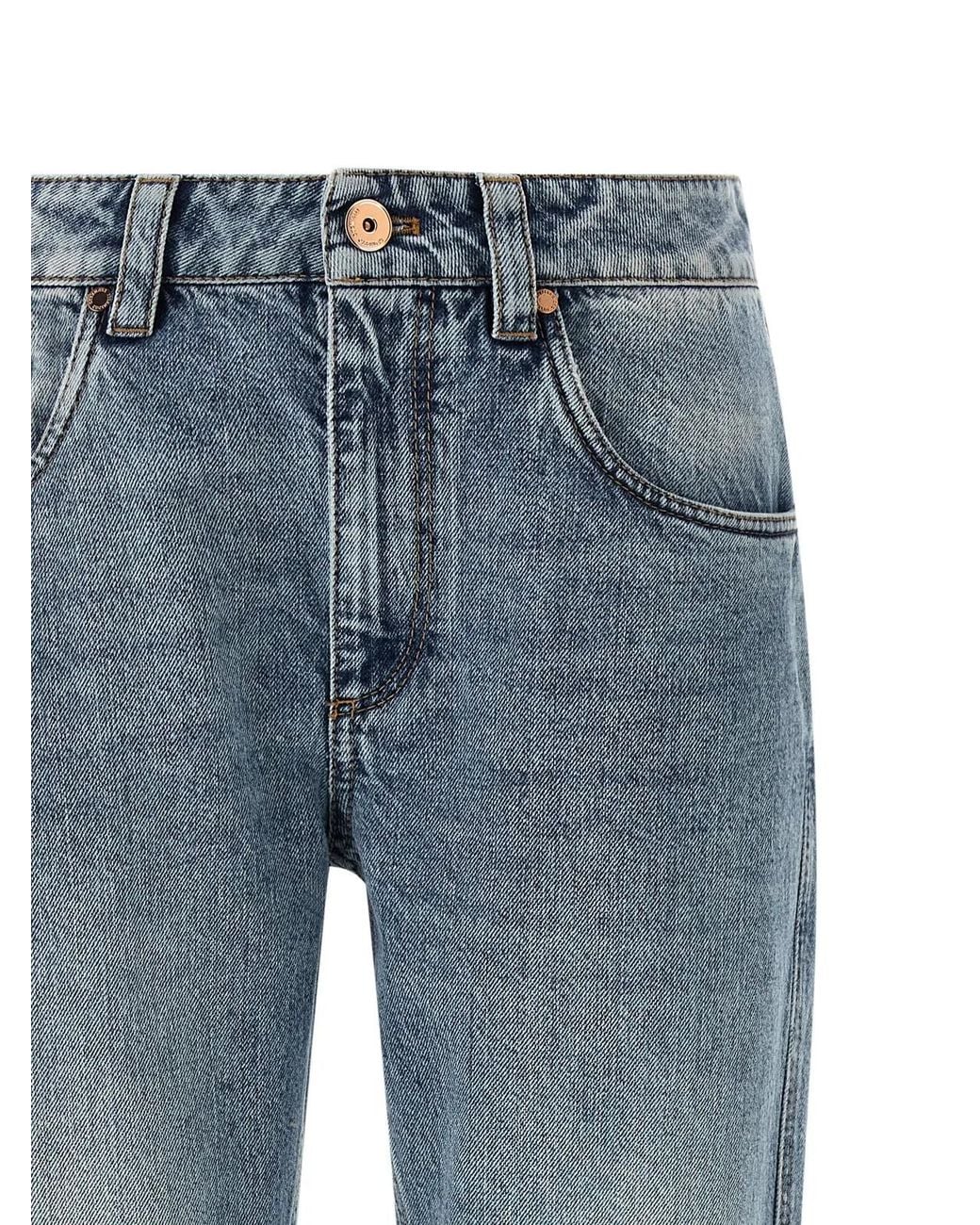 Brunello Cucinelli Blue 'Monile' Denim Jeans