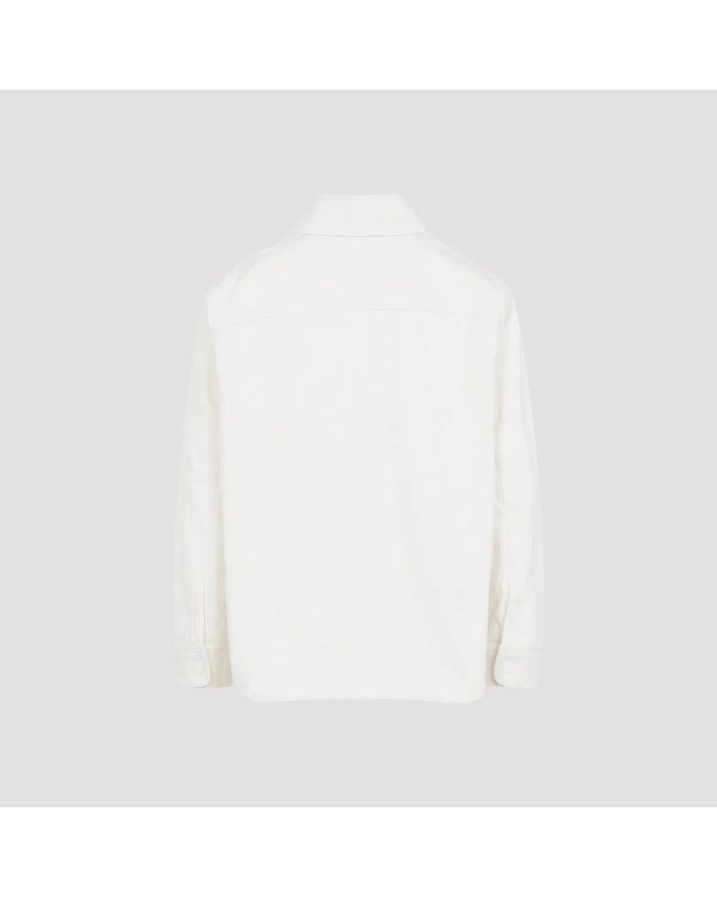AMI White Ami De Coeur Shirt Jacket
