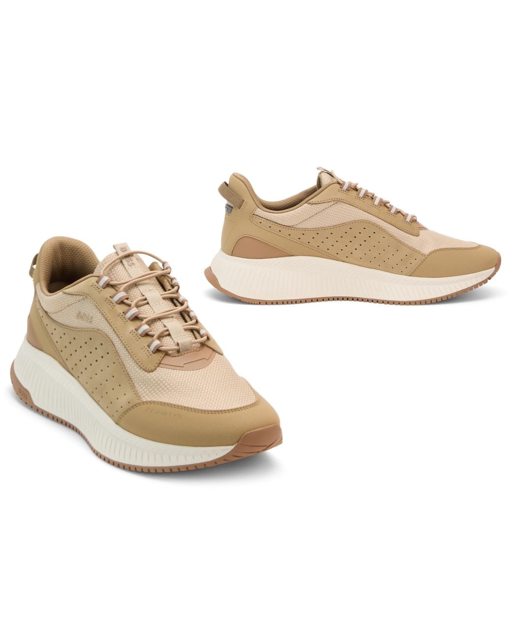 Boss Brown Shoes Titanium Evo Runner for men