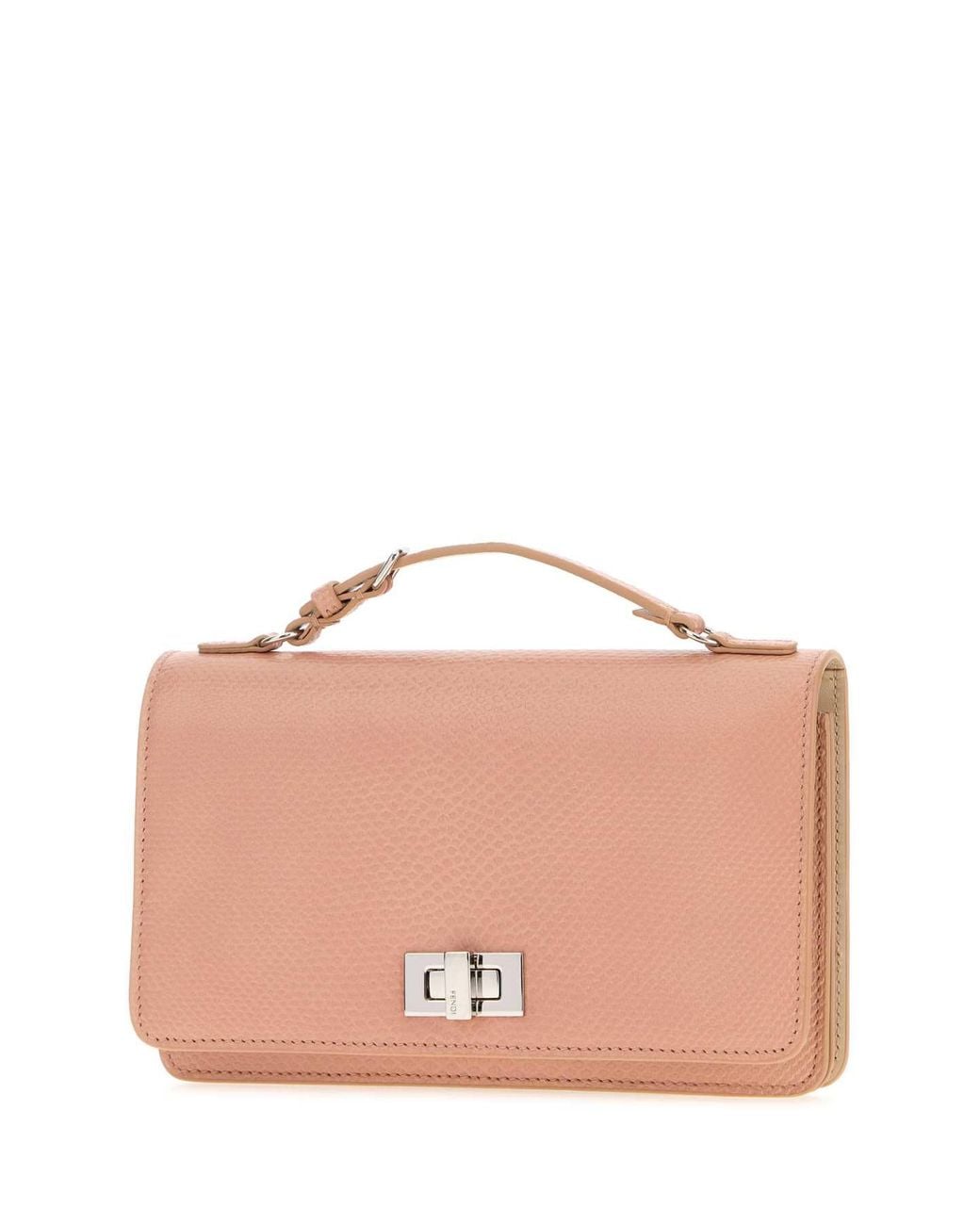 Fendi Orange Handle Wallet On Chain Kar Ber