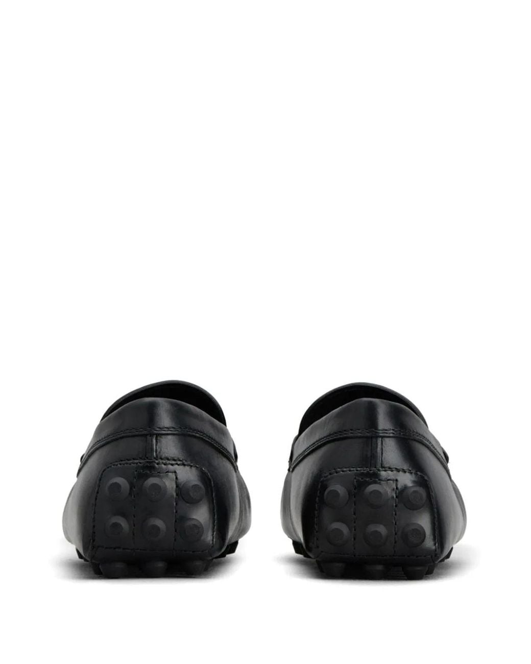 Tod's Black Gommino T Timeless Leather Loafers for men