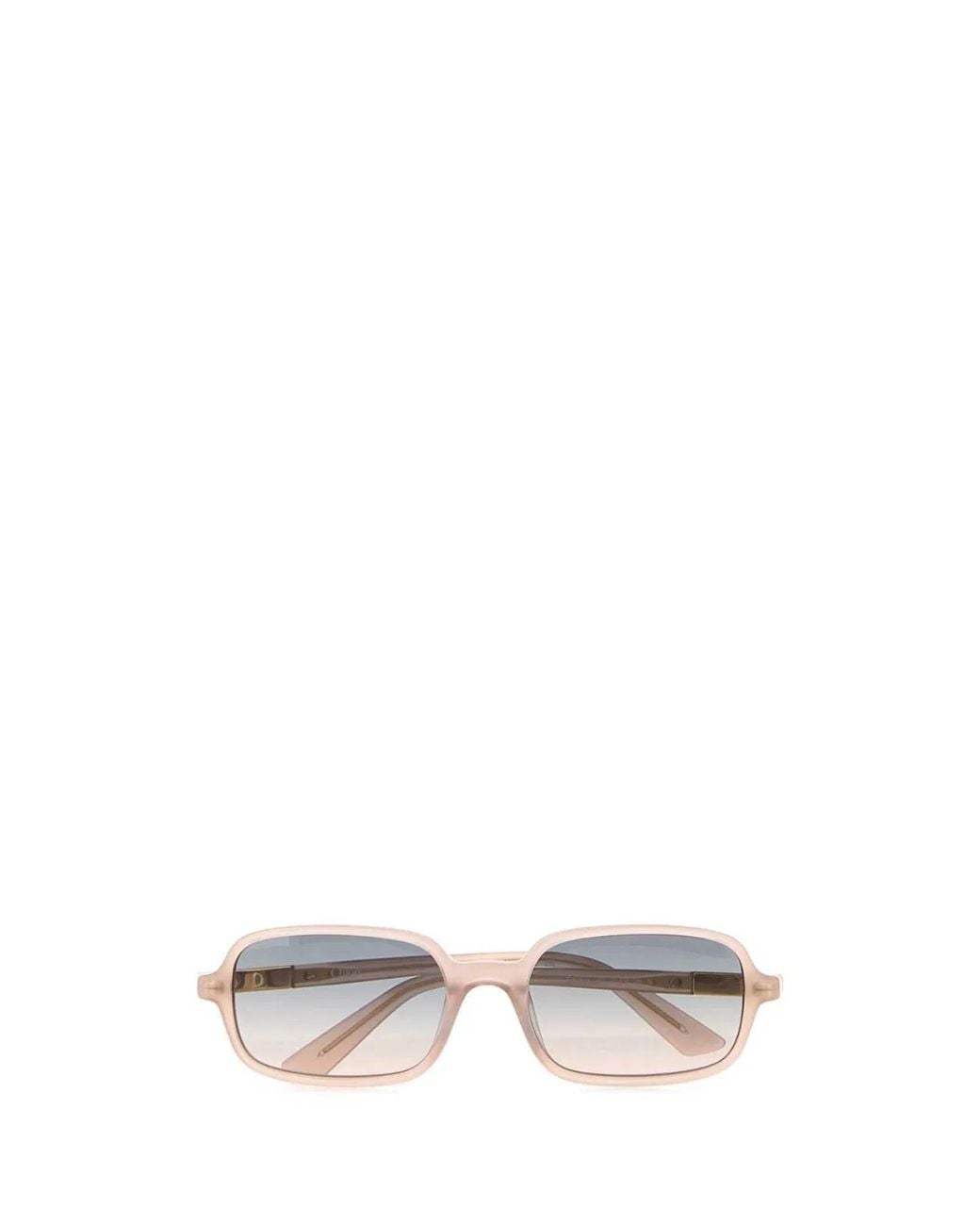 Chloé White Acetate Sunglasses
