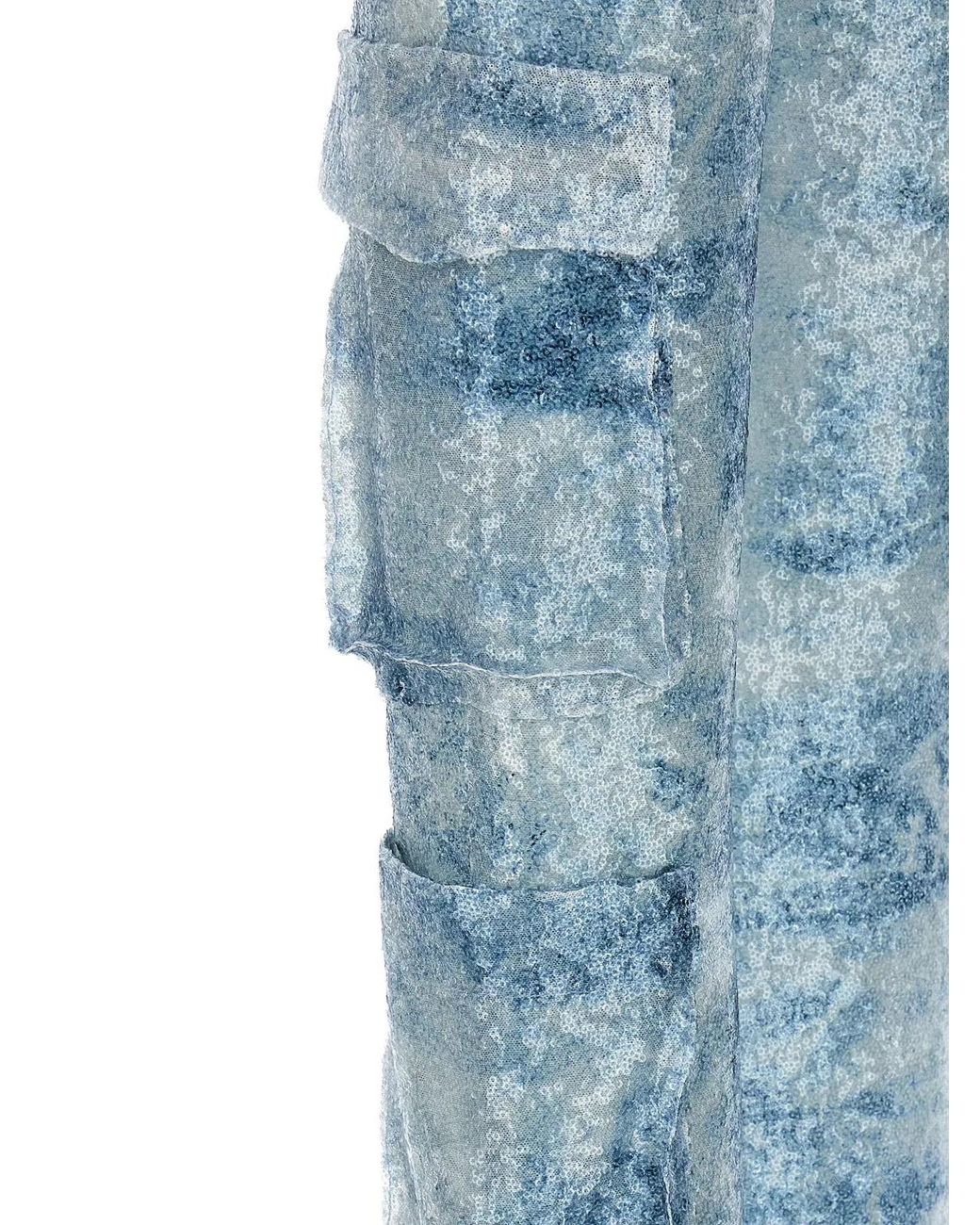 Le twins Blue 'Robi' Cargo Trousers