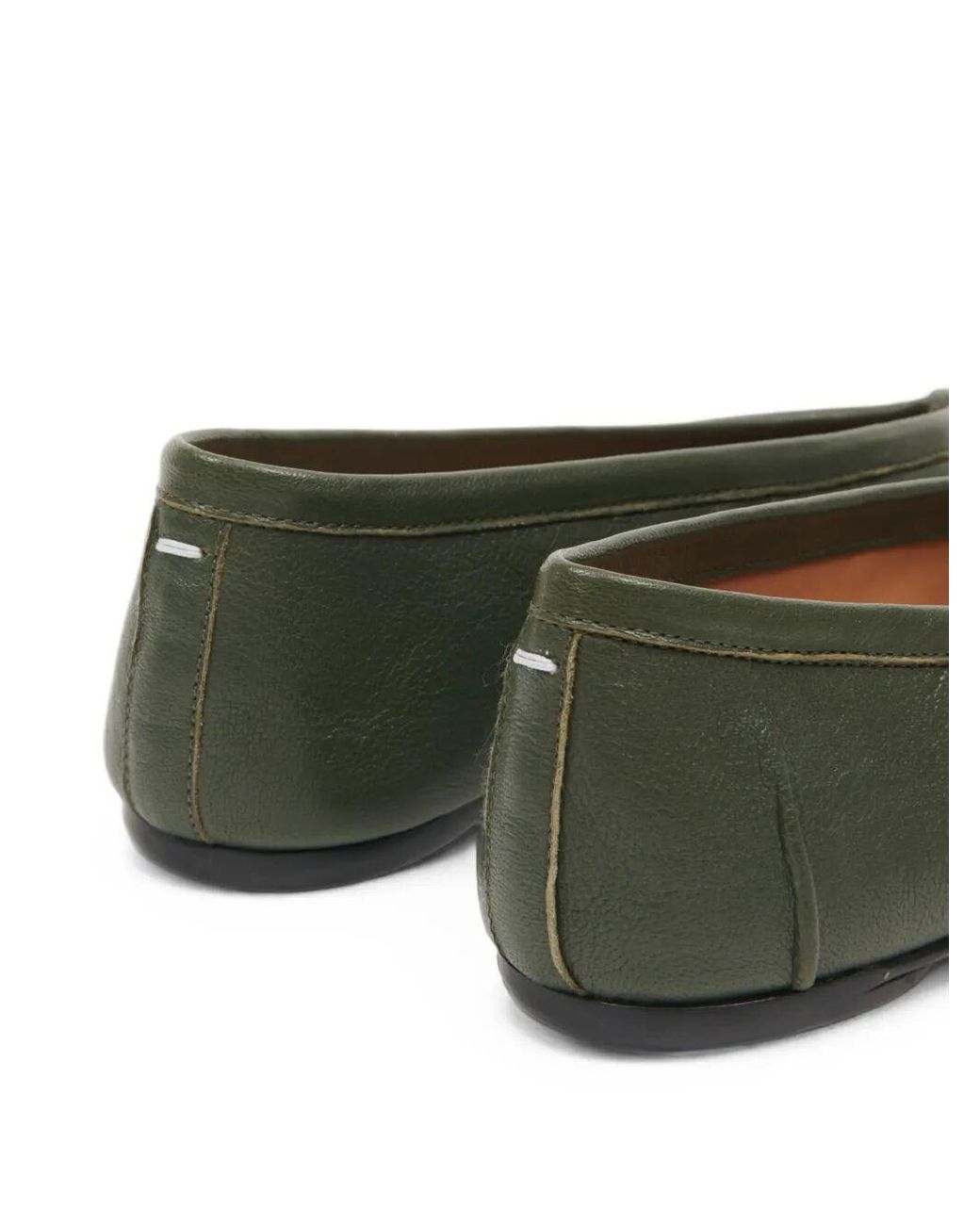 Maison Margiela Green "Tabi" Ballerina New