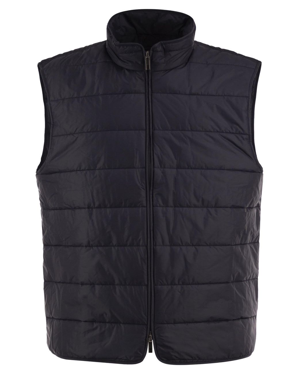 Fay Blue Wool Cardigan With Removable Padded Gilet for men