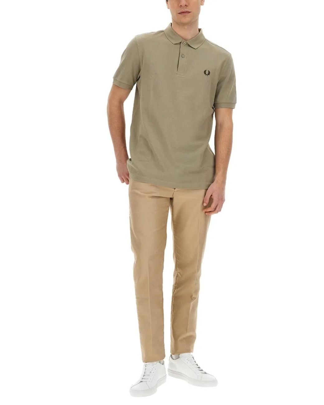 Fred Perry Green Polo With Logo for men