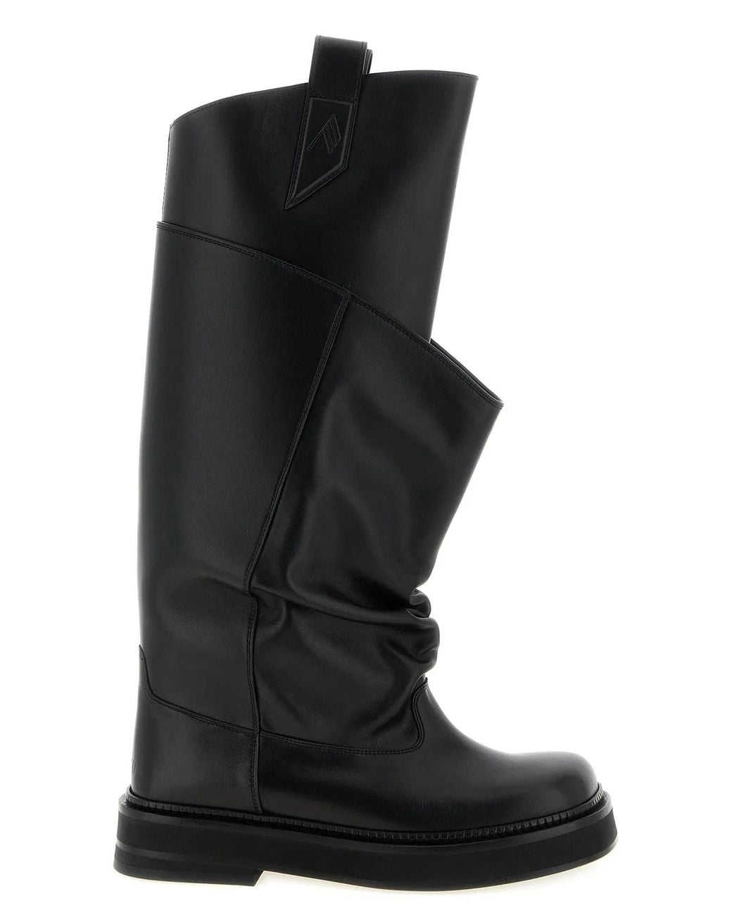 The Attico Black 'New Robin Passeggiata' Boots