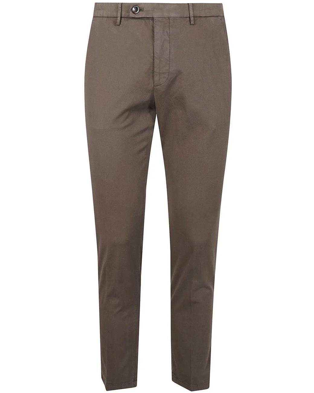 Michael Coal Gray Capri American Pocket Trousers for men