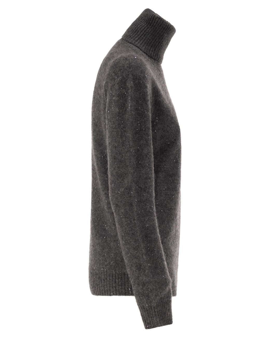 Fabiana Filippi Black Fine Knit Turtleneck