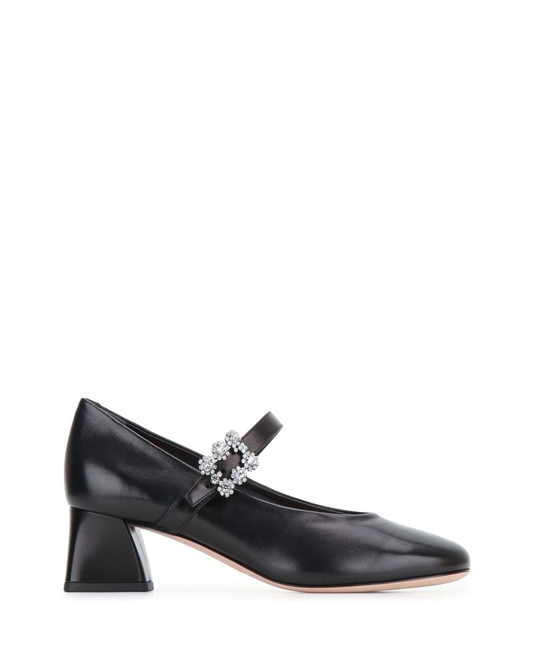 Roger Vivier Black Leather Pumps