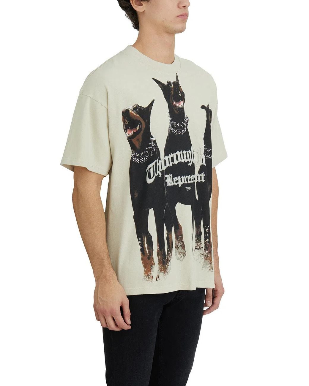 Represent Gray Thoroughbred T-Shirt for men