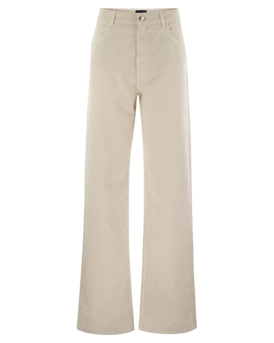 Fay Natural 5-Pocket Trousers