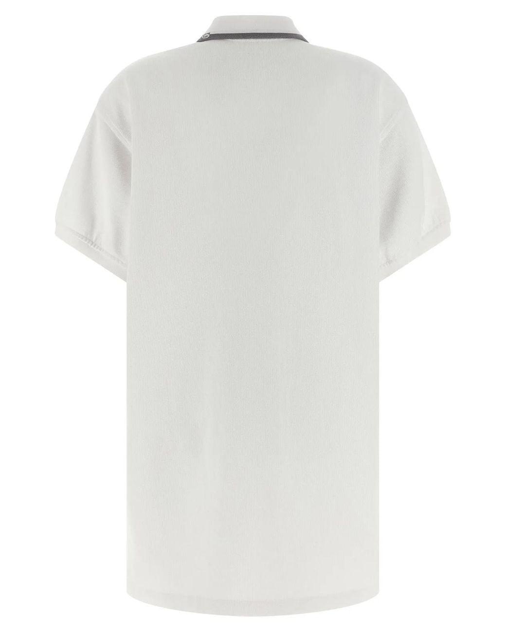 T By Alexander Wang White Intarsia Collar Dress