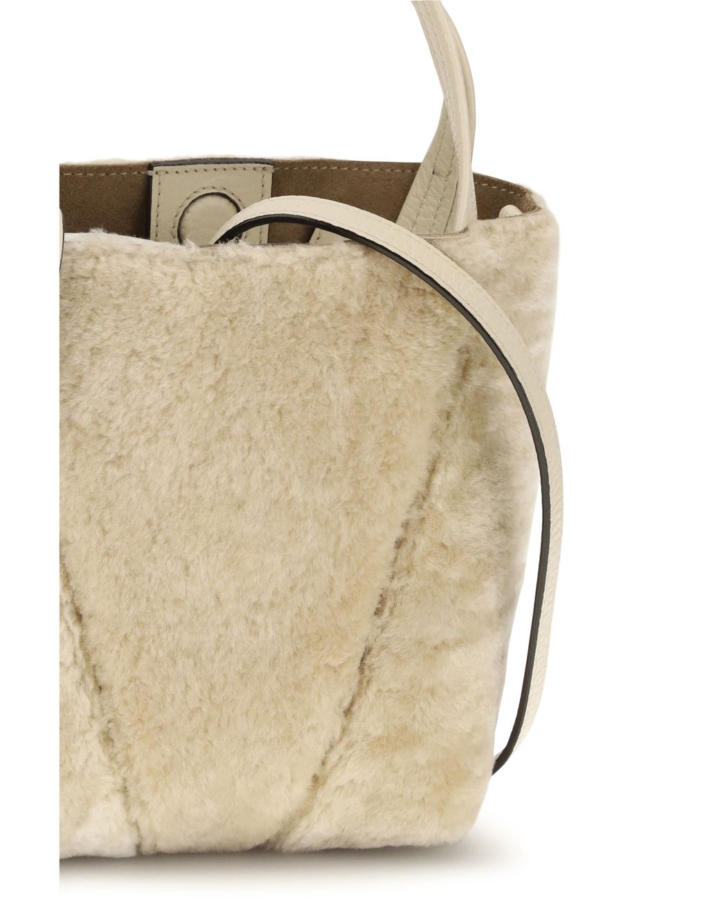 Chloé Natural Spin Bouclé Bucket Bag