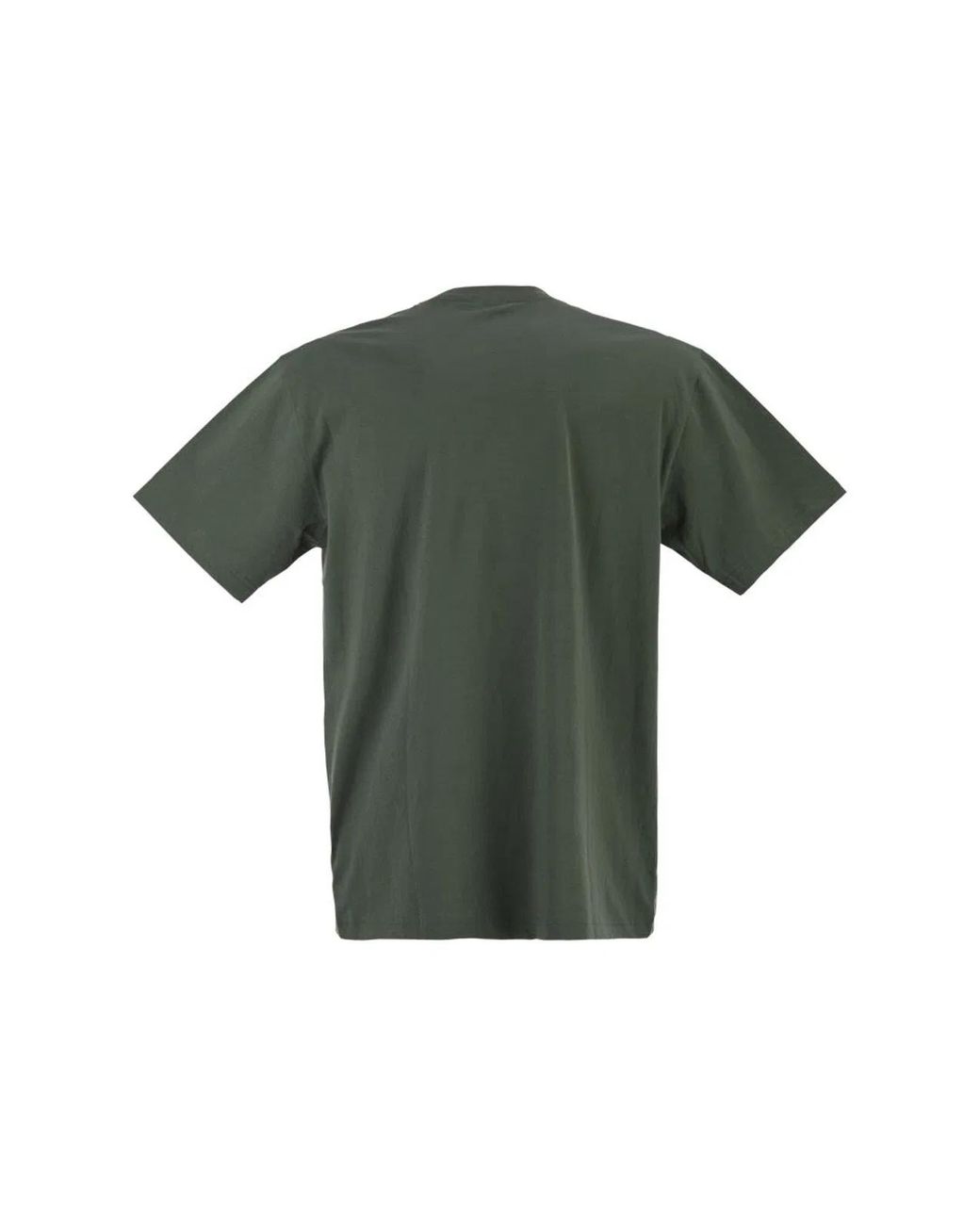 Filson Green Cotton T-Shirt With Patch Pocket for men