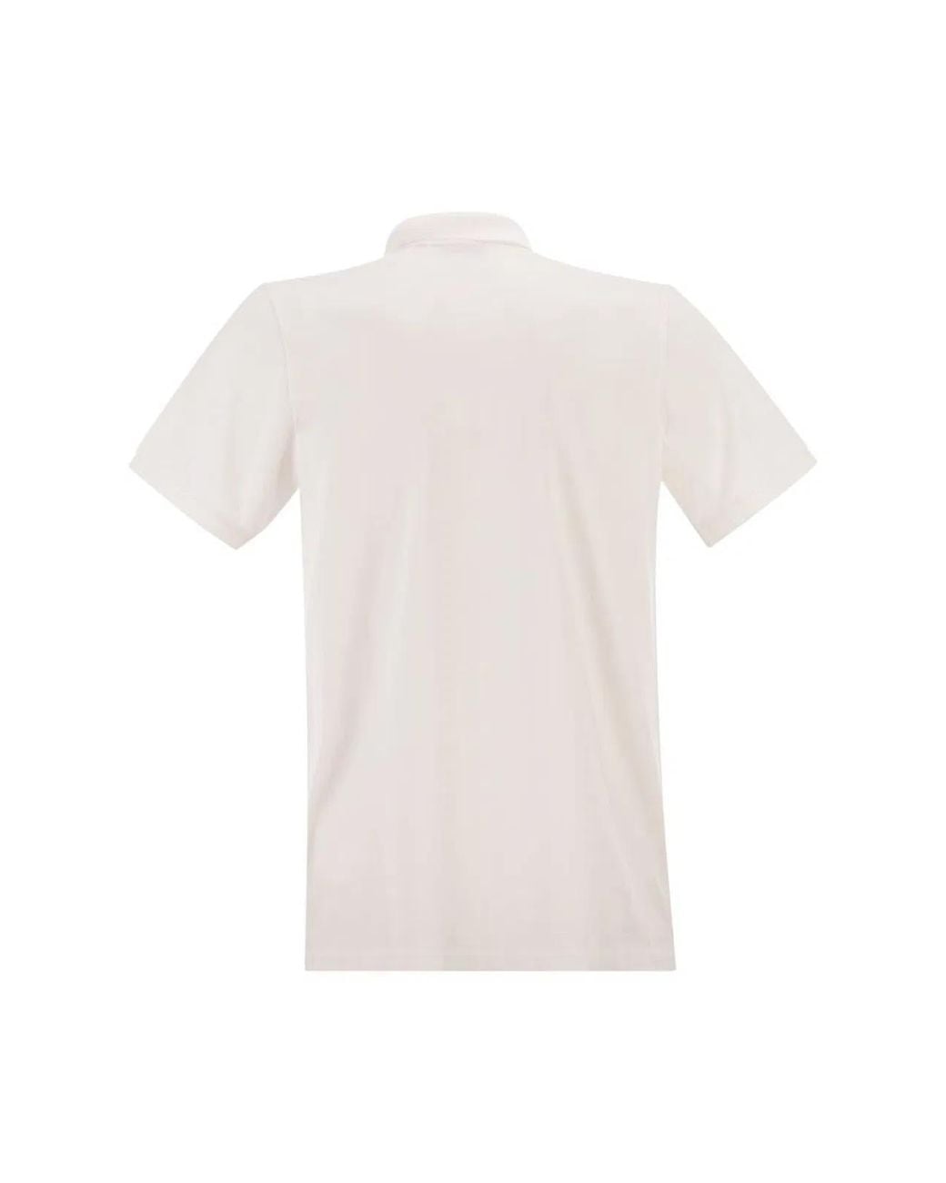 Carhartt White Short-Sleeved Piqué Polo Shirt