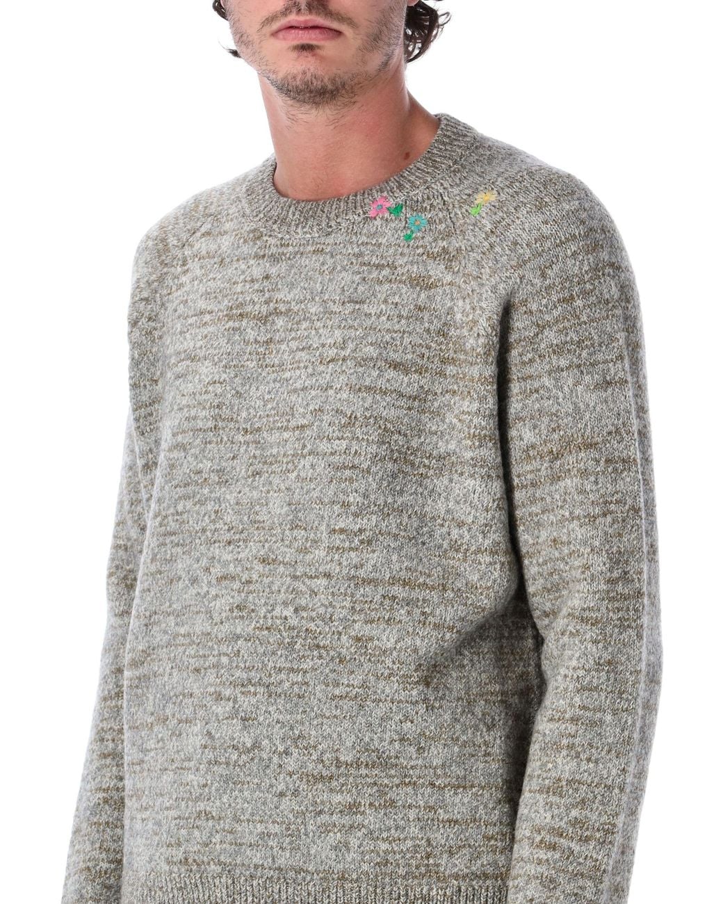 Dries Van Noten Gray Maba Crewneck for men