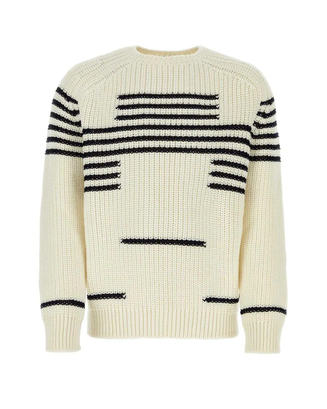 Loewe Black Ivory Wool Blend Sweater for men