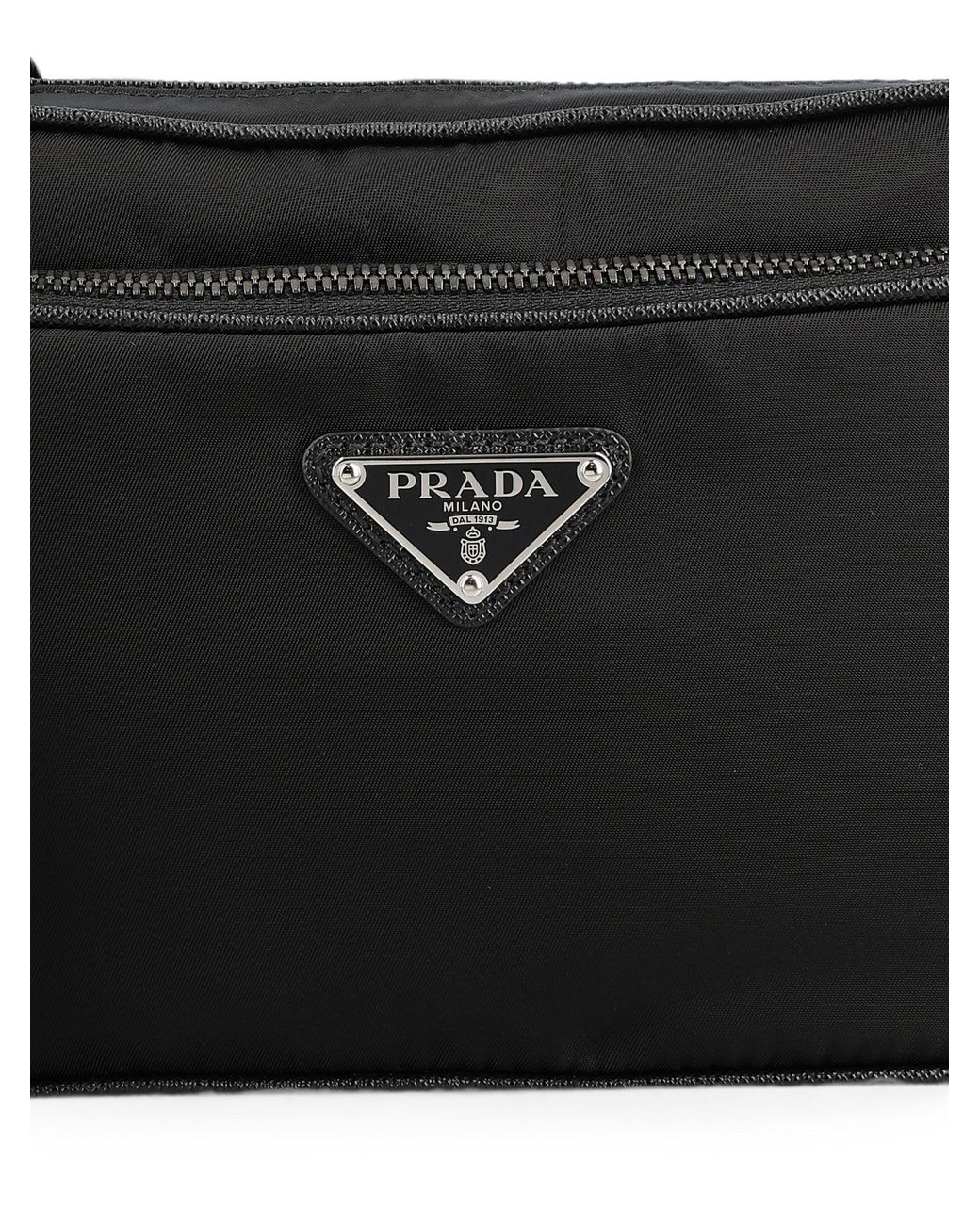 Prada Black Nylon Crossbody Bag for men