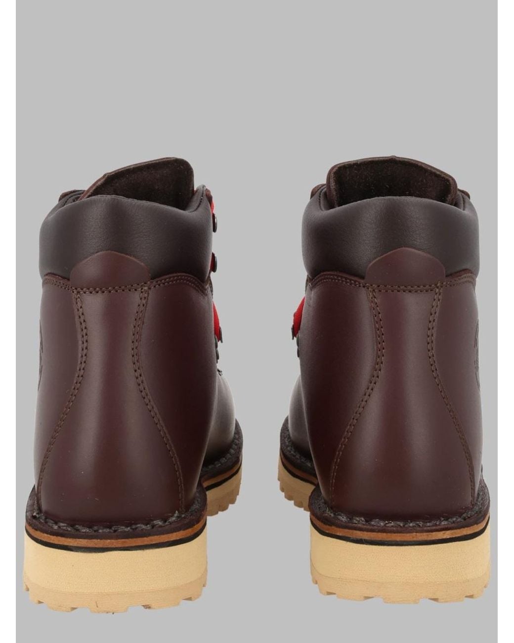 Diemme Red Rugged Leather Boots for men