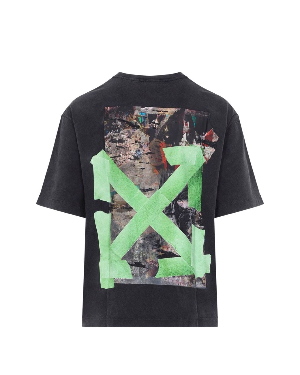 Off-White c/o Virgil Abloh Blue Bacco Arrow Skate Cotton T-Shirt for men