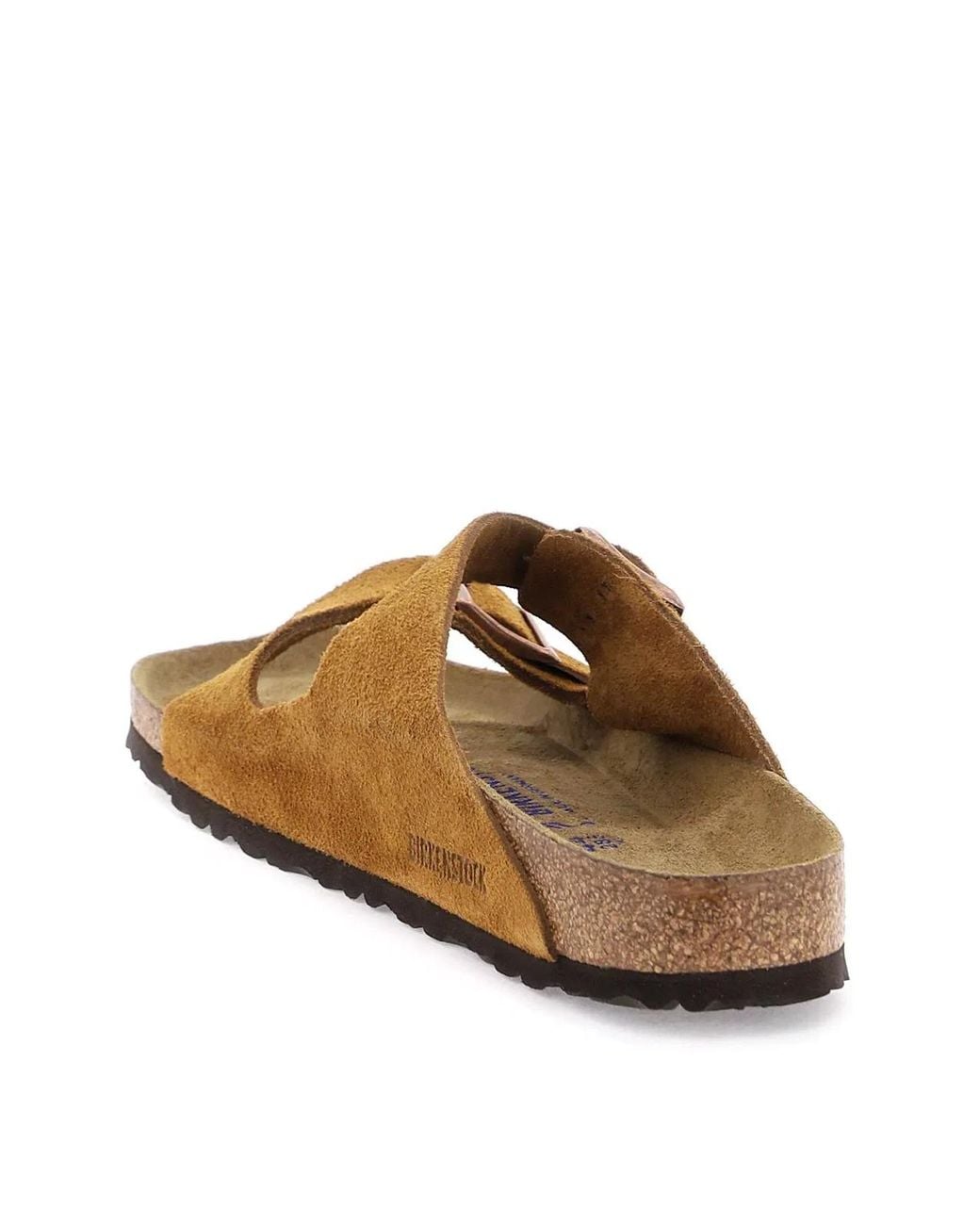 Birkenstock Brown Arizona Suede Sandals for men